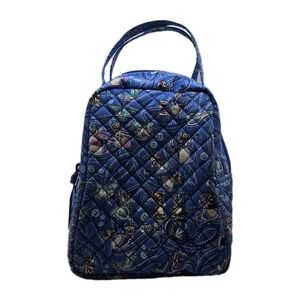Vera Bradley Disney Cinderella Paisley Friends Lunch Bunch Bag Sack Tote EUC